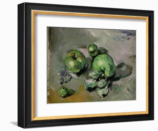 Green Apples, c.1872-73-Paul Cézanne-Framed Giclee Print