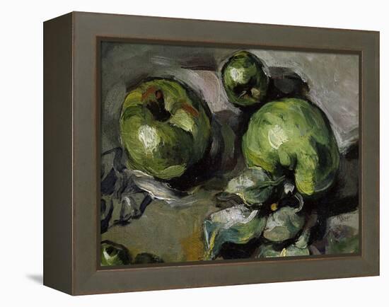 Green Apples, c.1873-Paul Cézanne-Framed Premier Image Canvas