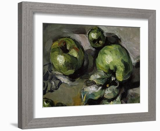 Green Apples, c.1873-Paul Cézanne-Framed Premium Giclee Print