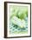 Green Apples, Whole and Halved-Maja Smend-Framed Photographic Print