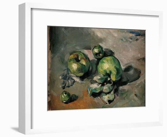 Green Apples-Paul Cézanne-Framed Art Print