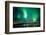 Green Aurora Borealis Dancing in the Sky-Spumador-Framed Photographic Print