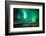 Green Aurora Borealis Dancing in the Sky-Spumador-Framed Photographic Print