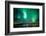 Green Aurora Borealis Dancing in the Sky-Spumador-Framed Photographic Print