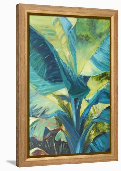 Green Banana Duo I-Suzanne Wilkins-Framed Stretched Canvas