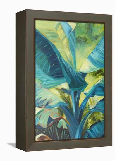 Green Banana Duo I-Suzanne Wilkins-Framed Stretched Canvas