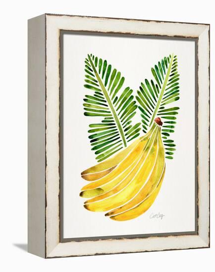 Green Bananas-Cat Coquillette-Framed Premier Image Canvas