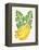 Green Bananas-Cat Coquillette-Framed Premier Image Canvas