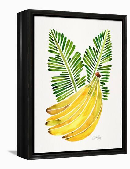 Green Bananas-Cat Coquillette-Framed Premier Image Canvas