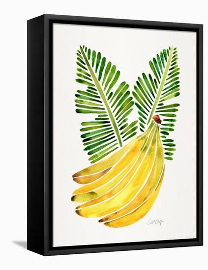 Green Bananas-Cat Coquillette-Framed Premier Image Canvas