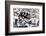 Green Bay Packer Elijah Pitts at Super Bowl I, Los Angeles, California, January 15, 1967-Art Rickerby-Framed Photographic Print