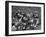 Green Bay Packers Playing a Game-George Silk-Framed Premium Photographic Print