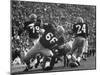 Green Bay Packers Playing a Game-George Silk-Mounted Premium Photographic Print