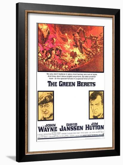 Green Berets, 1968-null-Framed Premium Giclee Print