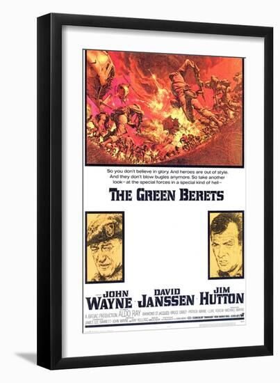 Green Berets, 1968-null-Framed Premium Giclee Print