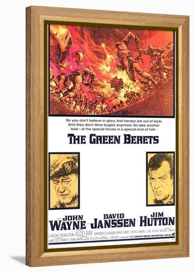 Green Berets, 1968-null-Framed Stretched Canvas