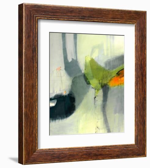 Green Bird-Sidsel Brix-Framed Art Print