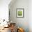 Green Bloom 5-Jenny Kraft-Framed Art Print displayed on a wall