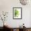 Green Bloom II-Jenny Kraft-Framed Art Print displayed on a wall