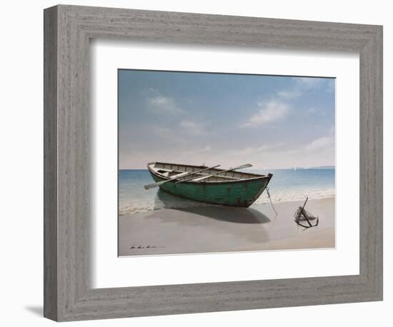 Green Boat-Zhen-Huan Lu-Framed Giclee Print