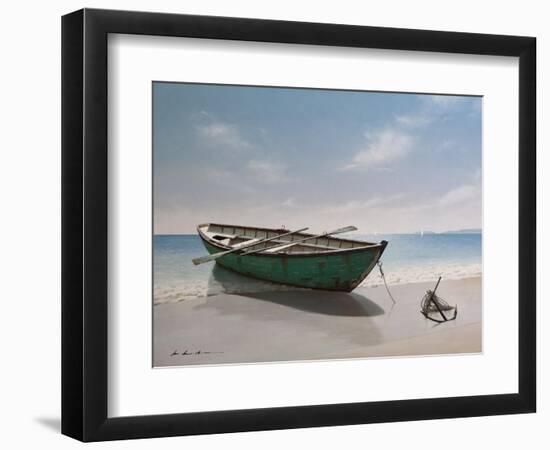 Green Boat-Zhen-Huan Lu-Framed Giclee Print