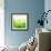 Green Bokeh Abstract Light--Vladimir--Framed Premium Giclee Print displayed on a wall