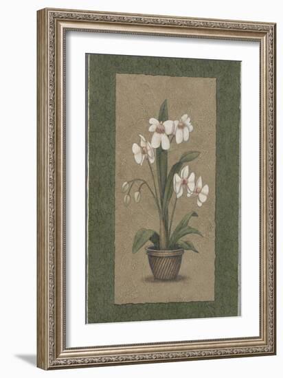 Green Border Triptych - Left-John Zaccheo-Framed Giclee Print