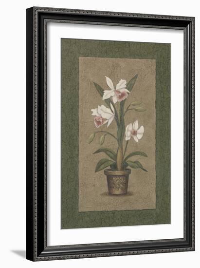 Green Border Triptych - Right-John Zaccheo-Framed Giclee Print