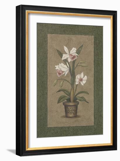 Green Border Triptych - Right-John Zaccheo-Framed Giclee Print