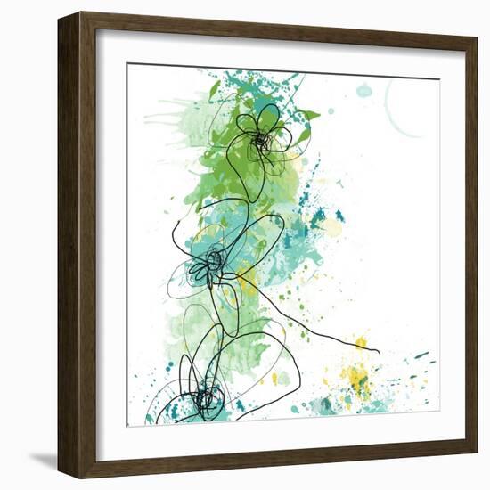 Green Botanica-Jan Weiss-Framed Art Print