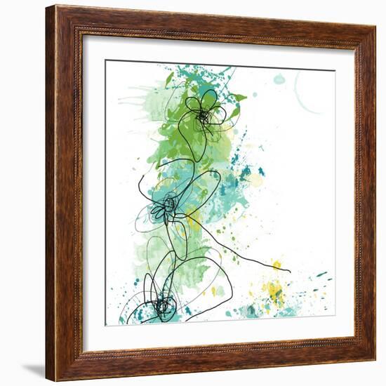 Green Botanica-Jan Weiss-Framed Art Print