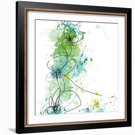 Green Botanica-Jan Weiss-Framed Art Print