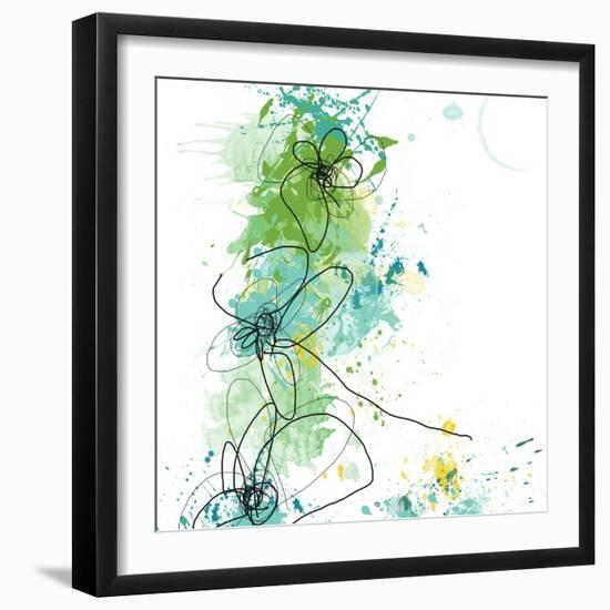 Green Botanica-Jan Weiss-Framed Art Print