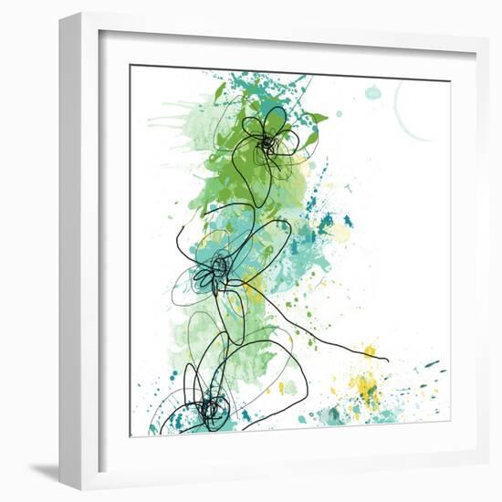 Green Botanica-Jan Weiss-Framed Art Print