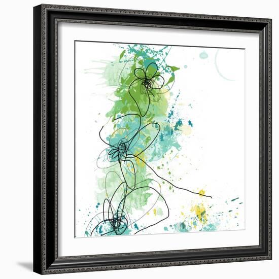 Green Botanica-Jan Weiss-Framed Art Print