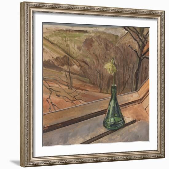 Green Bottle & Daff, 1994-William Packer-Framed Premium Giclee Print