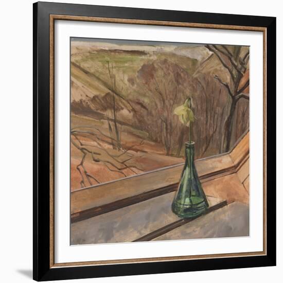 Green Bottle & Daff, 1994-William Packer-Framed Premium Giclee Print