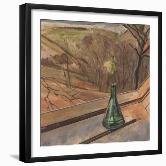 Green Bottle & Daff, 1994-William Packer-Framed Premium Giclee Print