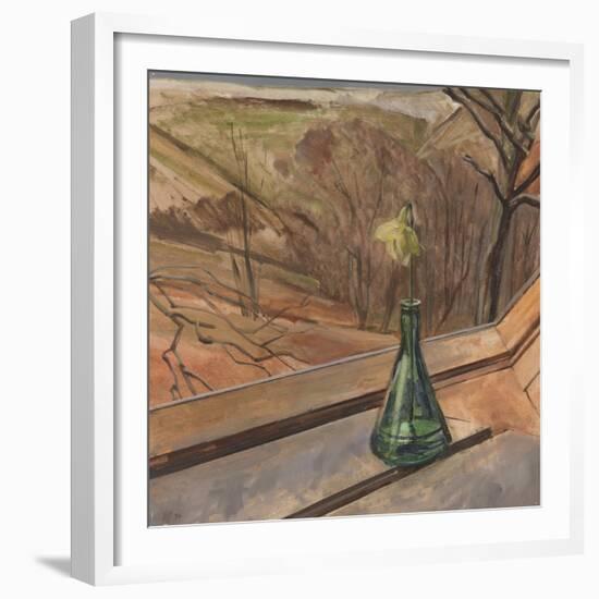 Green Bottle & Daff, 1994-William Packer-Framed Premium Giclee Print