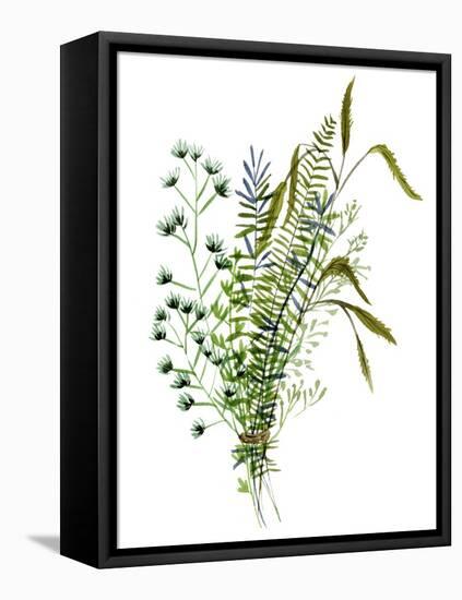 Green Bouquet II-Melissa Wang-Framed Stretched Canvas