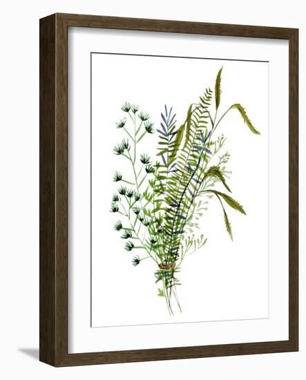 Green Bouquet II-Melissa Wang-Framed Art Print