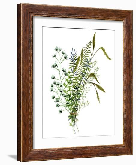 Green Bouquet II-Melissa Wang-Framed Art Print