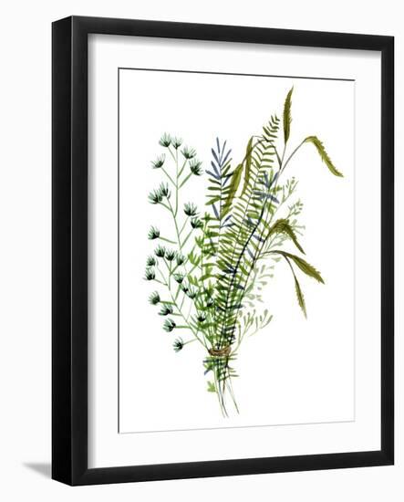 Green Bouquet II-Melissa Wang-Framed Art Print