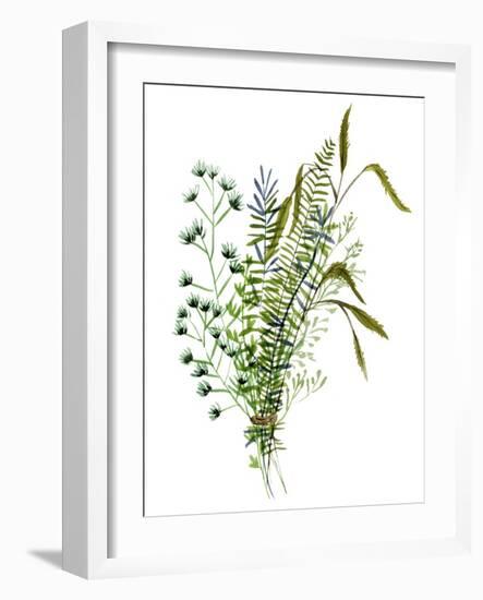 Green Bouquet II-Melissa Wang-Framed Art Print