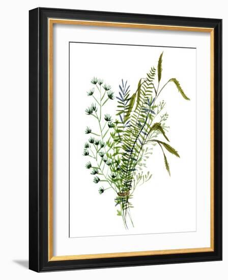 Green Bouquet II-Melissa Wang-Framed Art Print