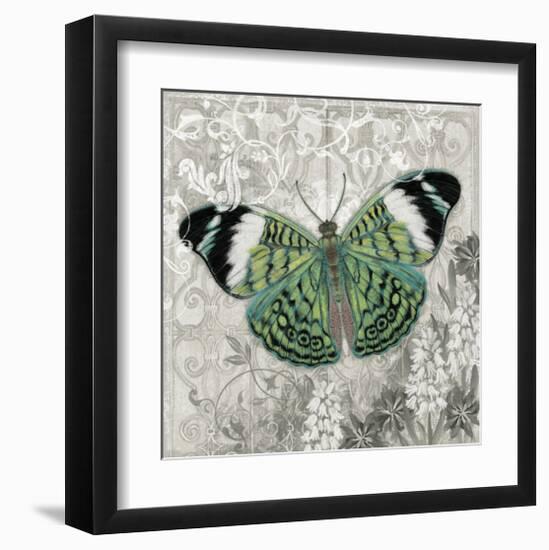 Green Butterfly-Alan Hopfensperger-Framed Art Print