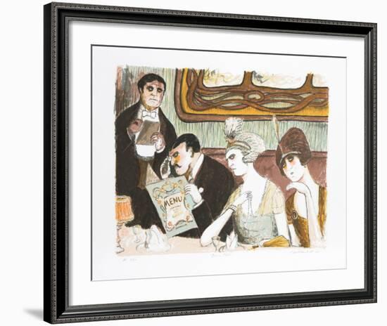 Green Cafe-Edward Plunkett-Framed Collectable Print