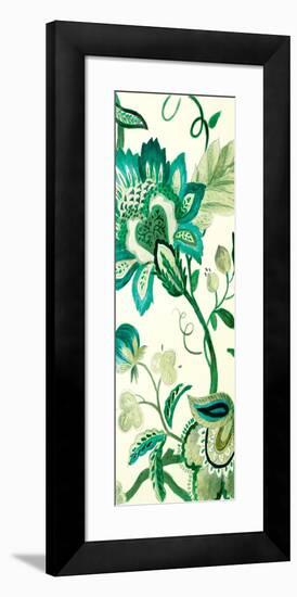 Green Capri Floral II-Lanie Loreth-Framed Premium Giclee Print