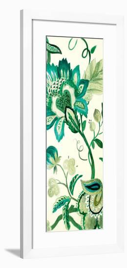 Green Capri Floral II-Lanie Loreth-Framed Premium Giclee Print