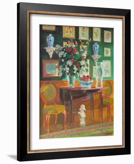 Green Chairs, 2003-William Ireland-Framed Giclee Print